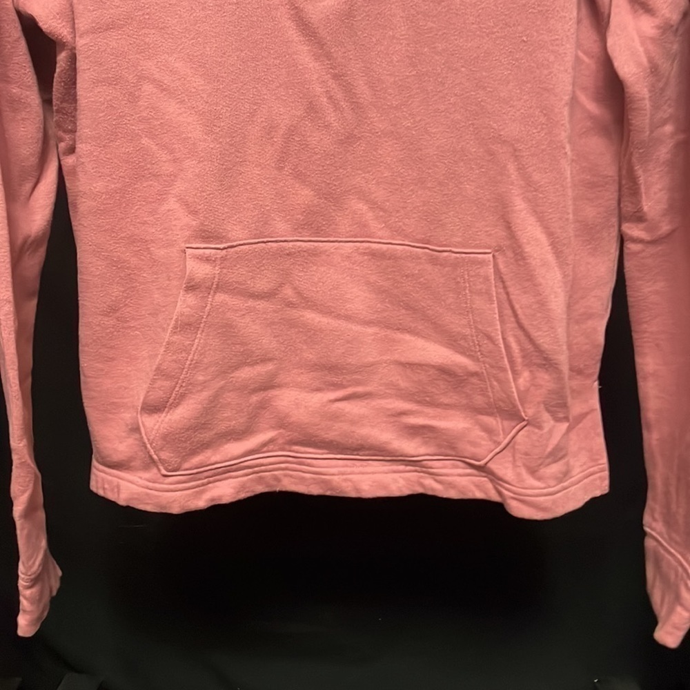 Pink- Victoria’s Secret lightweight fleece zippered neck sweatshirt - Picture 3 of 7